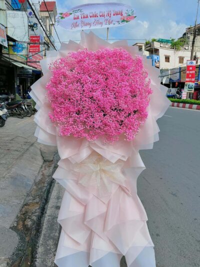 Đặt kệ hoa tươi đặt biệt khai trương quán tại vũng tàu